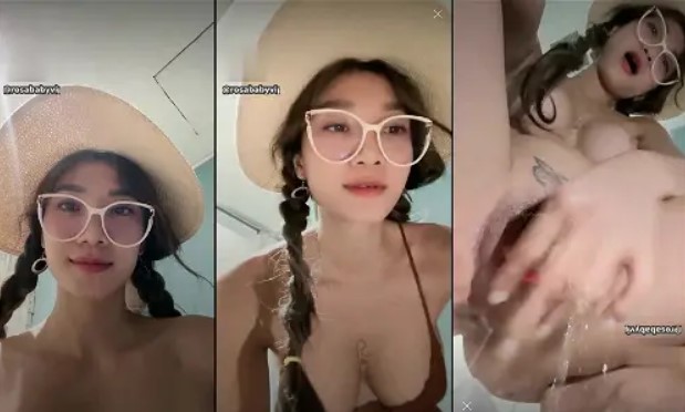 Rosababyvip nghịch bướm chảy nước ướt đẫm giường cực nứng